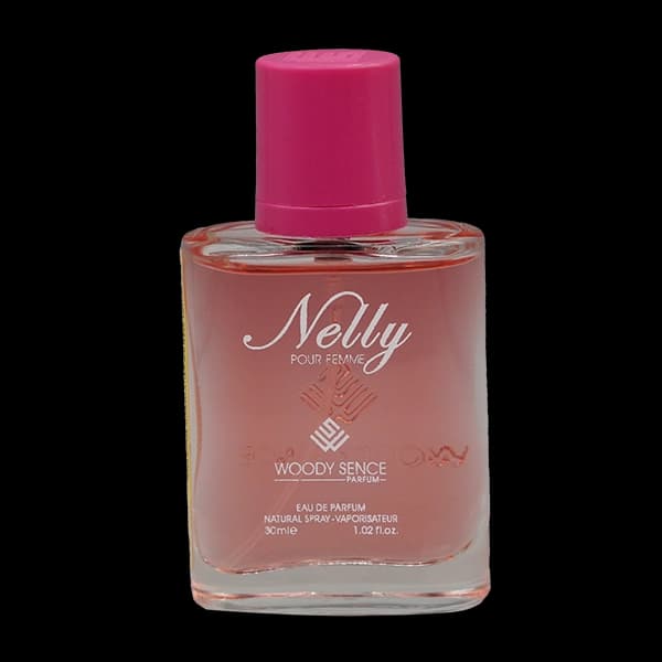 عطر جیبی زنانه وودی سنس نلی NELLY حجم 30 میلی لیتر