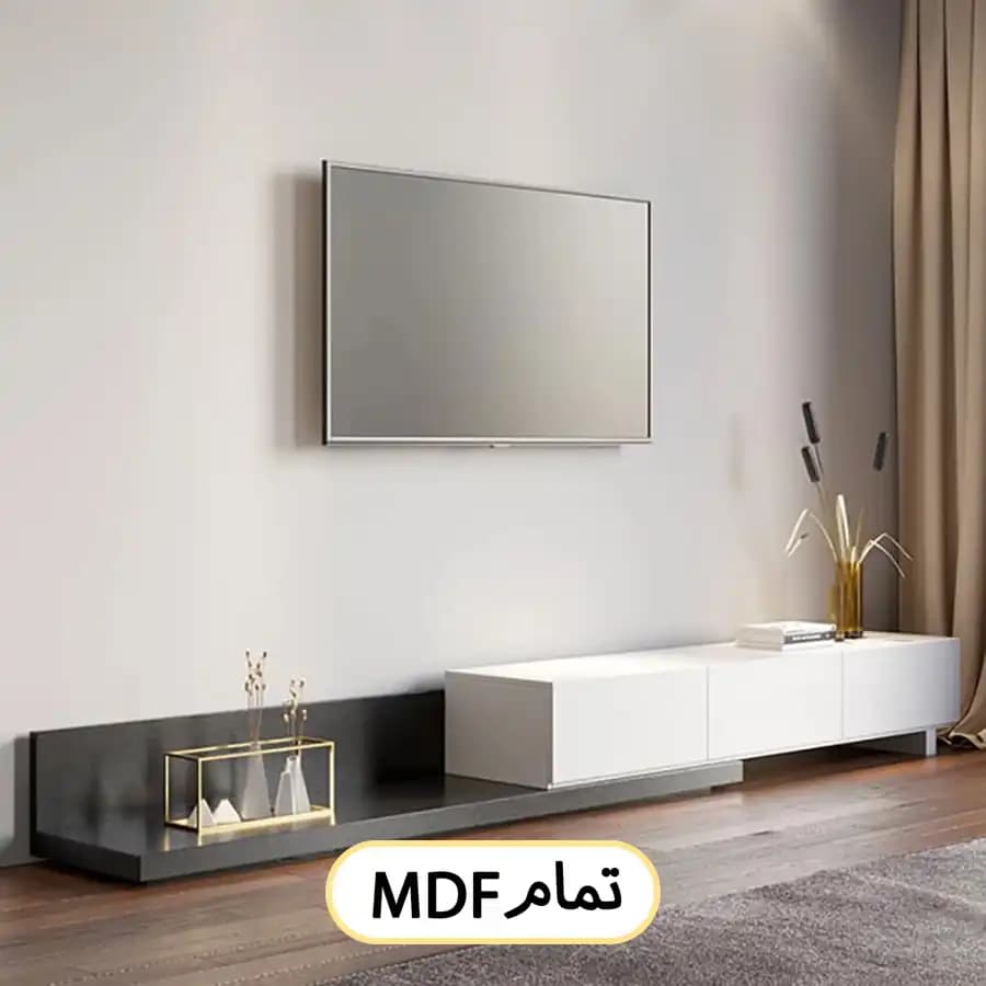 میز تلویزیون تمام ام دی اف چوبی کد 0000118