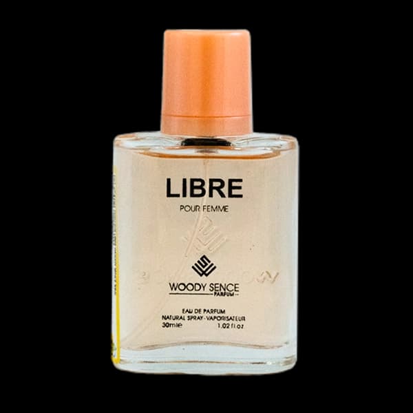 عطر جیبی زنانه وودی سنس مدل لیبره LIBRE حجم 30 میلی لیتر