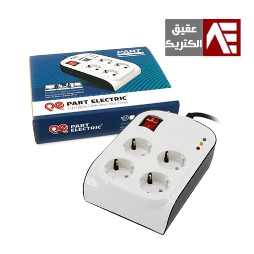 محافظ 4 خانه با کابل 3 متری پارت