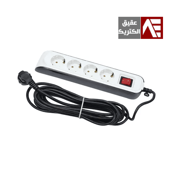 پریز سیار 4 خانه ارتدار با کابل 1.8 متری پارت