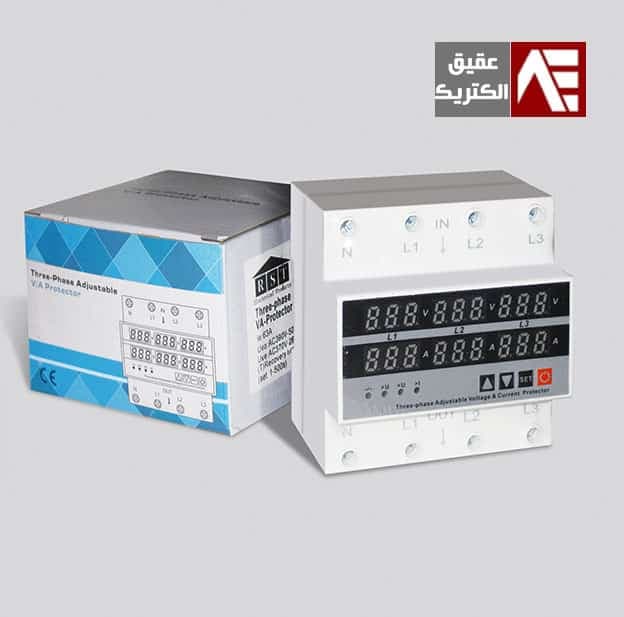 محافظ ولتاژ جریان سه فاز 63 آمپر RST