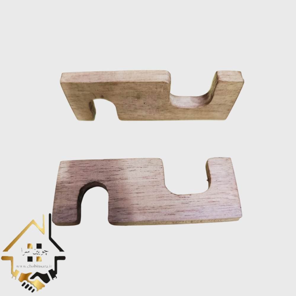 استند چوبی گوشی موبایل مدل S — تصویر ۳