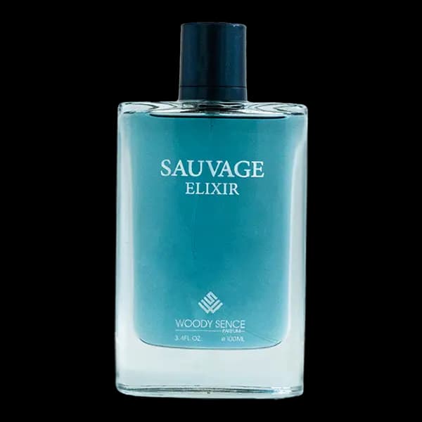ادوپرفیوم مردانه وودی سنس مدل ساواج الکسیر SAUVAGE ELIXIR حجم 100 میلی لیتر
