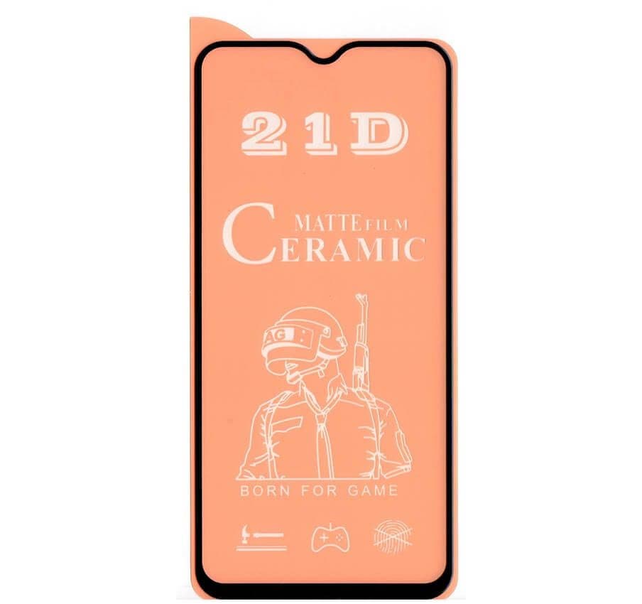گلس سرامیکی مات سامسونگ مدل Full Cover Ceramic Matte محافظ صفحه ژله ای — تصویر ۳