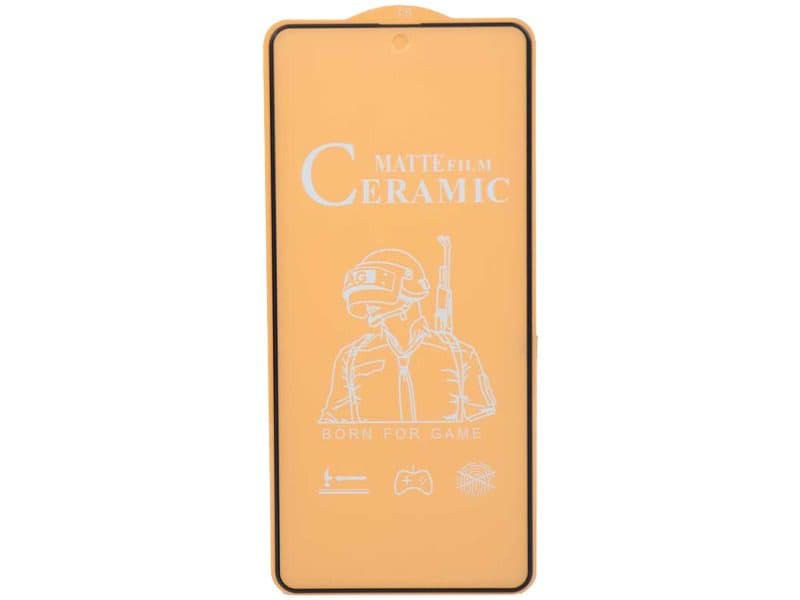 گلس سرامیکی مات سامسونگ مدل Full Cover Ceramic Matte محافظ صفحه ژله ای — تصویر ۴