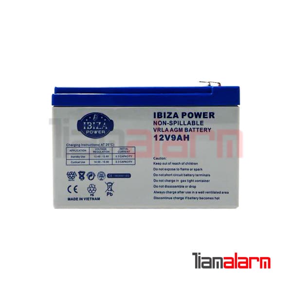 باتری 12 ولت 9 آمپر ایبیزا IBIZA POWER