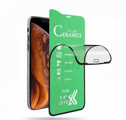 گلس سرامیکی ژله ای محافظ صفحه آیفون مدل Soft Ceramic — تصویر ۲
