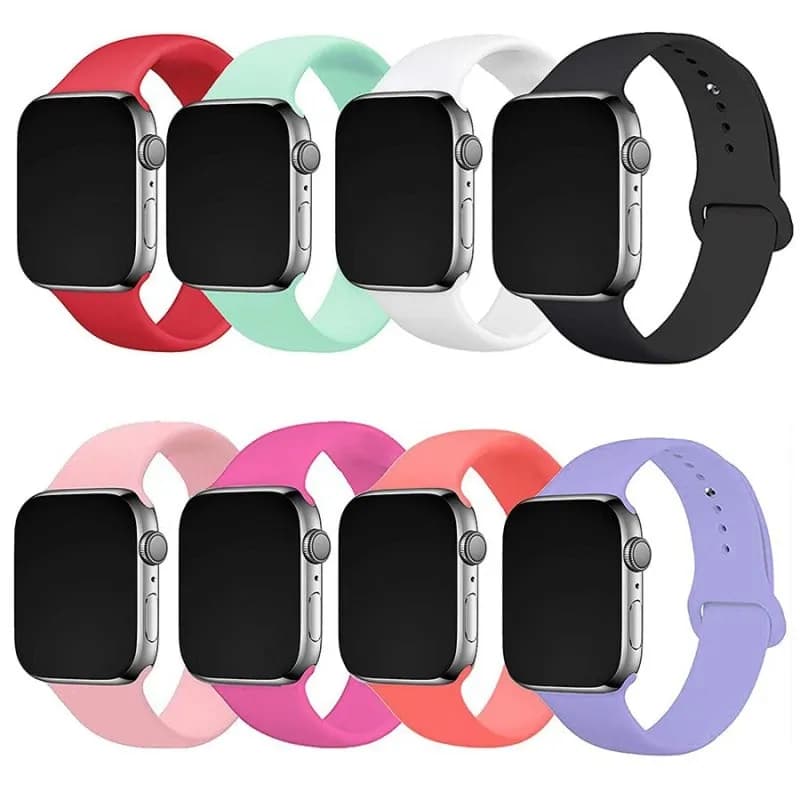 بند سیلیکونی اپل واچ مدل Silicone Sport Band سایز 42 44 45 49