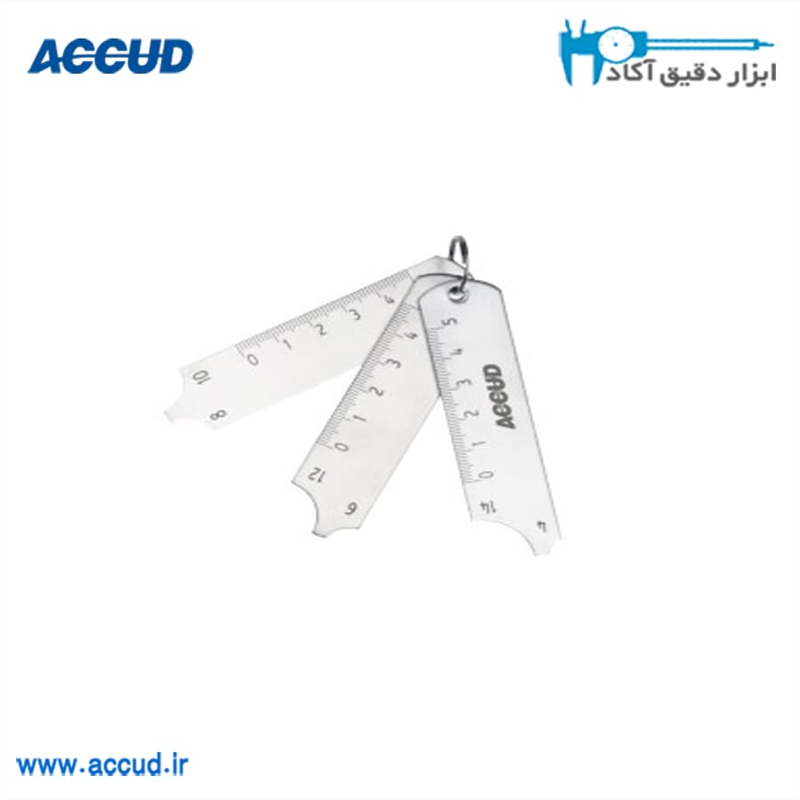 گیج جوشکاری فلت 50-0 میلی متر Accud (اکود با گارانتی شرکتی) مدل 745-050-03 — تصویر ۲