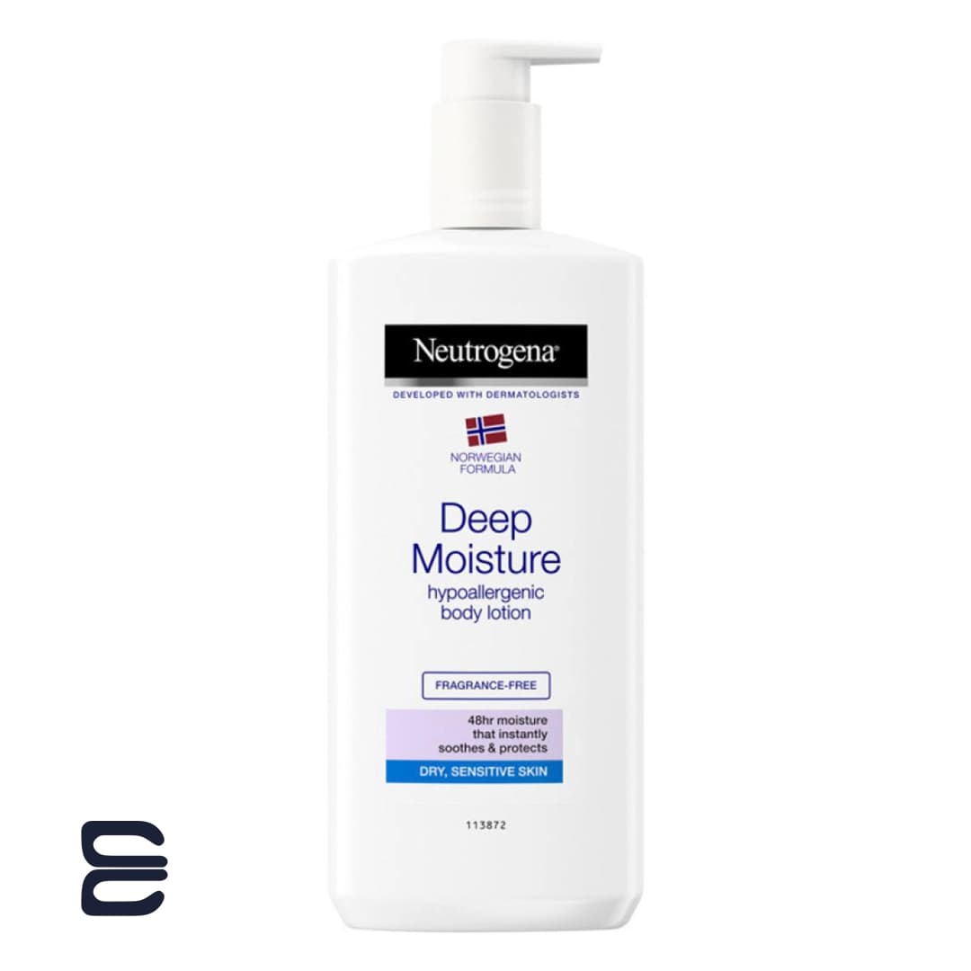 لوسیون بدن نیتروژنا Neutrogena مدل Deep Moisture مناسب پوست خشک حجم 400 میلی لیتر