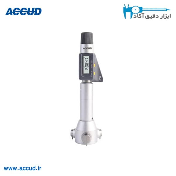 میکرومتر دیجیتال داخل سنج سه فک 250-150MM دقت 0.001 Accud (اکود با گارانتی شرکتی)مدل 364-010-01