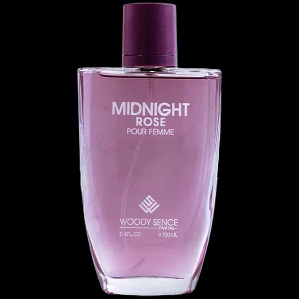 ادو پرفیوم زنانه وودی سنس مدل میدنایت رز midnight rose حجم 100 میلی لیتر