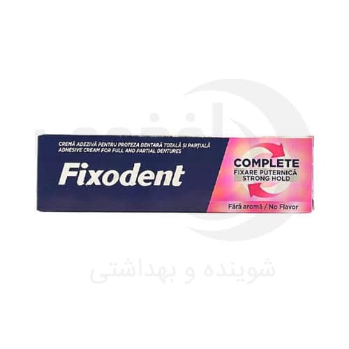چسب دندان مصنوعی فیکسودنت 47 گرمی مدل FIXODENT Complete No Flavor