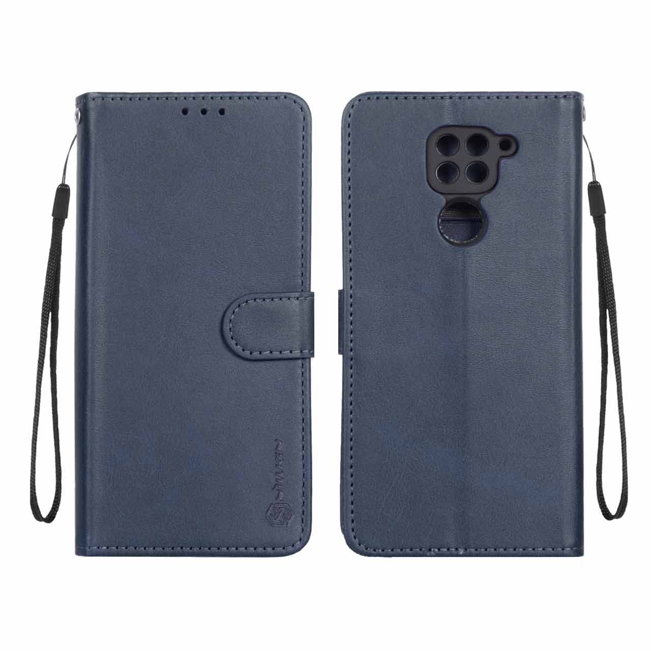 کیف چرمی کلاسوری جا کارتی موبایل مگنتی مدل شیائومی Xiaomi Redmi Note 9-کد4408 — تصویر ۳