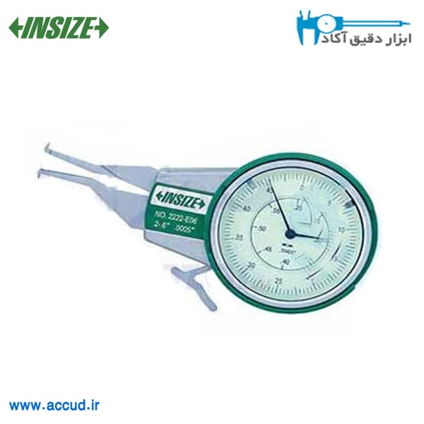 ضخامت سنج داخل عقربه ای 25-5 میلی متر INSIZE (با گارانتی رسمی شرکت اینسایز) مدل 2222-25