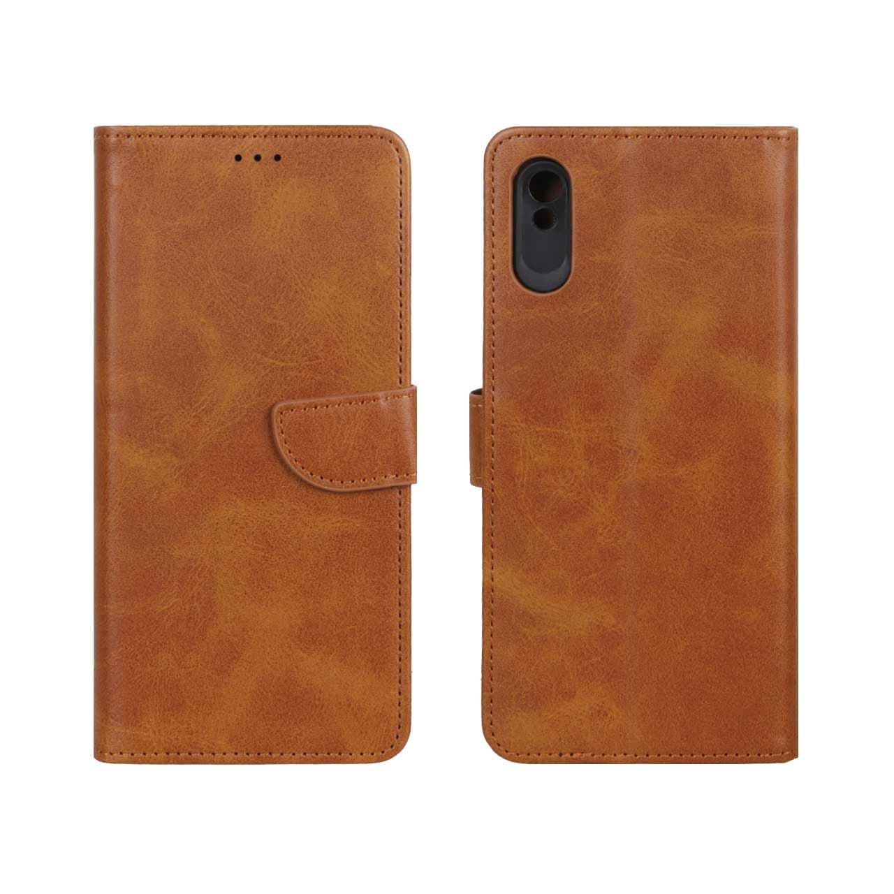 کیف چرمی کلاسوری جا کارتی موبایل مگنتی مدل Xiaomi Redmi 9A -کد3926 — تصویر ۶