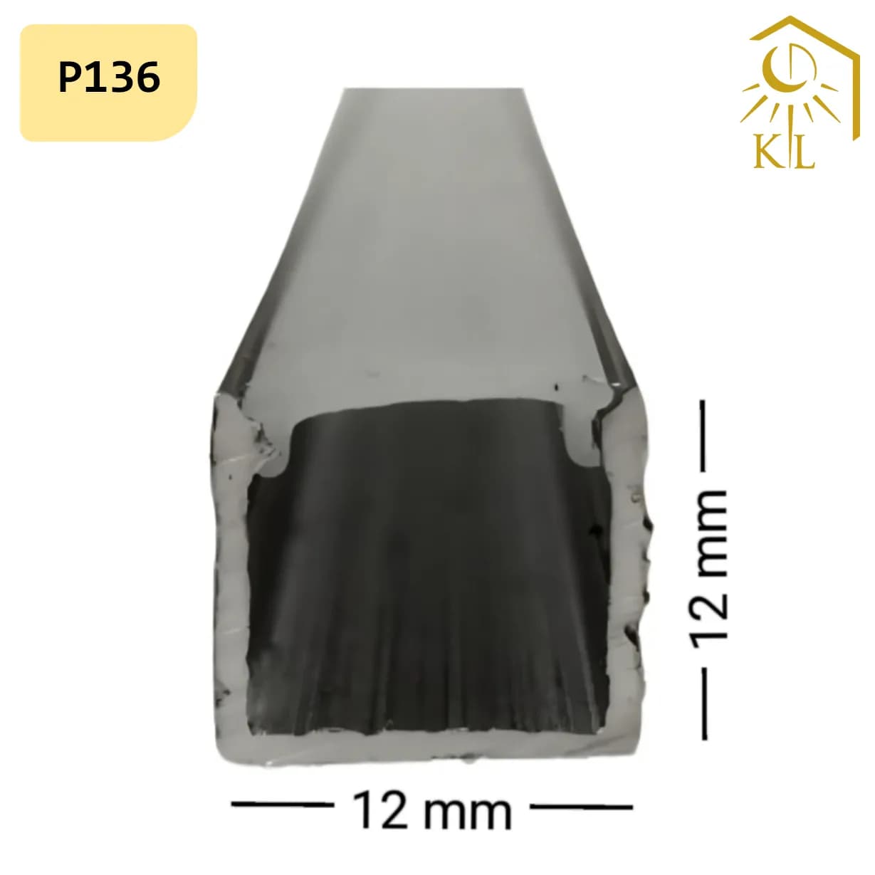 لاین نوری چراغ خطی روکار LED رویه 12 ارتفاع 12 میلیمتری کد 36 — تصویر ۳