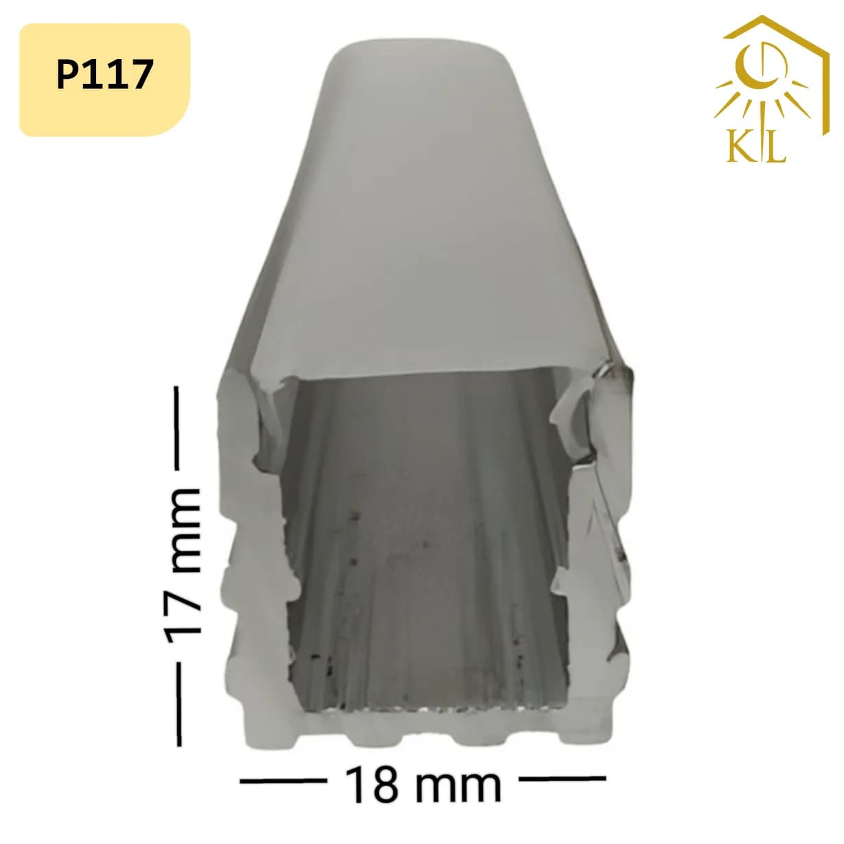 لاین نوری چراغ خطی روکار LED رویه 18 ارتفاع 17 میلیمتری کد 17 — تصویر ۳