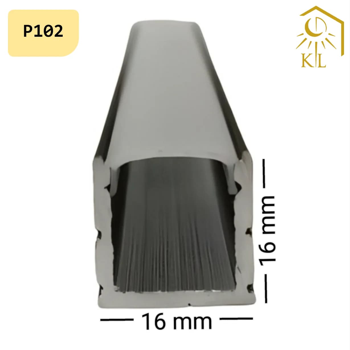 لاین نوری چراغ خطی روکار LED رویه 16 ارتفاع 16 میلیمتری کد 2 — تصویر ۴
