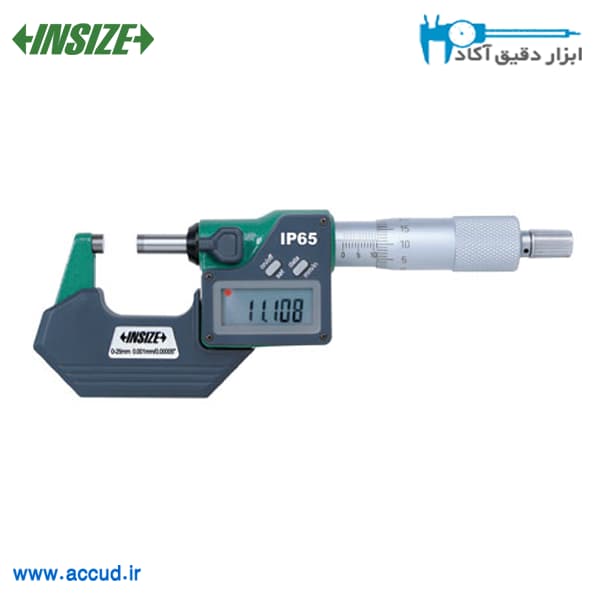 میکرومتر دیجیتال 225-200 میلی متر IP65 (با گارانتی رسمی شرکت اینسایز) INSIZE مدل 3101-225