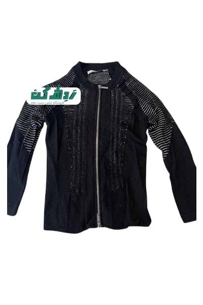 ژاکت زیپ دار دخترانه دست دوم