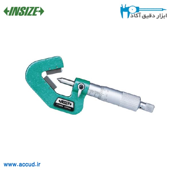 میکرومتر 60 درجه جناغی 45-25 میلی متر INSIZE (با گارانتی رسمی شرکت اینسایز) مدل 3290-455