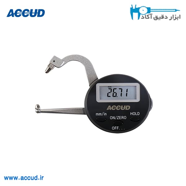ضخامت سنج کوچک دیجیتال 25-0 میلی متر Accud (اکود با گارانتی شرکتی) مدل 457-001-01 — تصویر ۲