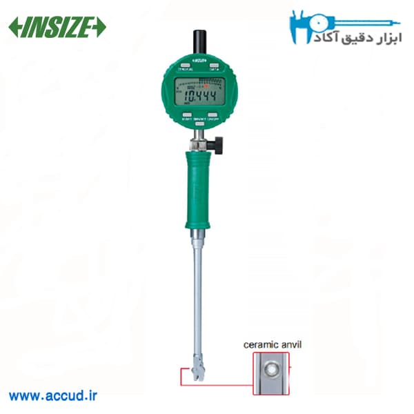 گیج داخل سیلندر دقت 0.001 دیجیتال 160-50 میلی متر INSIZE (با گارانتی رسمی شرکت اینسایز) مدل 2122-160 — تصویر ۲