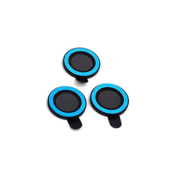 محافظ دوربین رینگی شبرنگ شیشه ای اپل مدل 13Pro / 13Promaxبا فریم فلزی — تصویر ۴