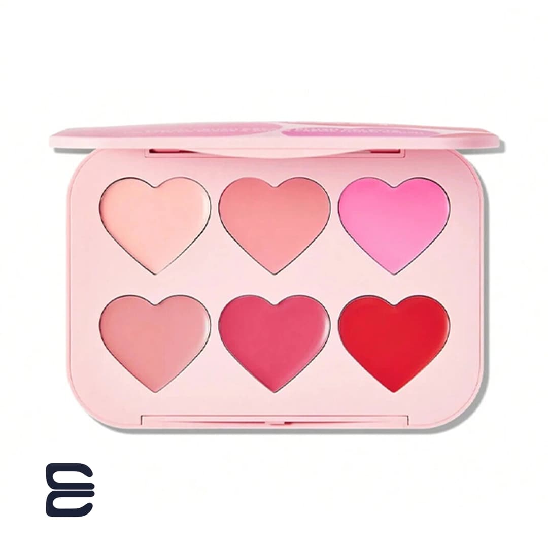 پالت 6 رنگ رژگونه کرمی Blushing Bouquet شیگلم