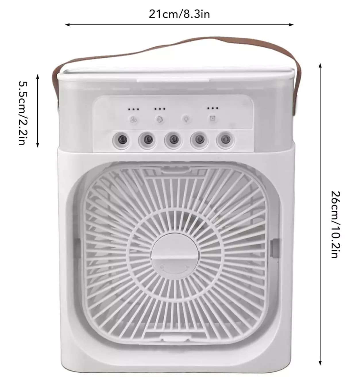پنکه مه پاش مدل Air Cooler Fan فوق العاده سبز — تصویر ۸