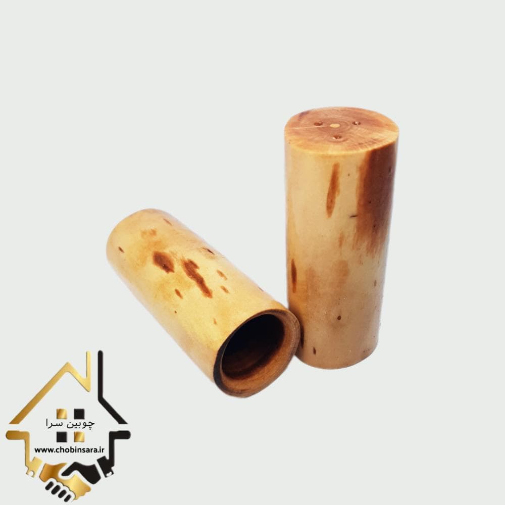 نمکدان چوبی روستیک — تصویر ۶