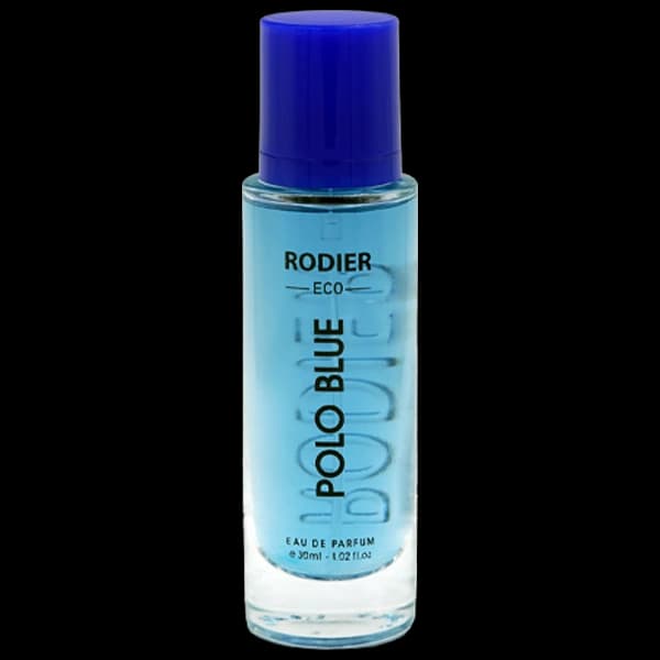 عطر جیبی مردانه رودیر اکو مدل پولو بلو POLO BLUE حجم 30 میلی لیتر