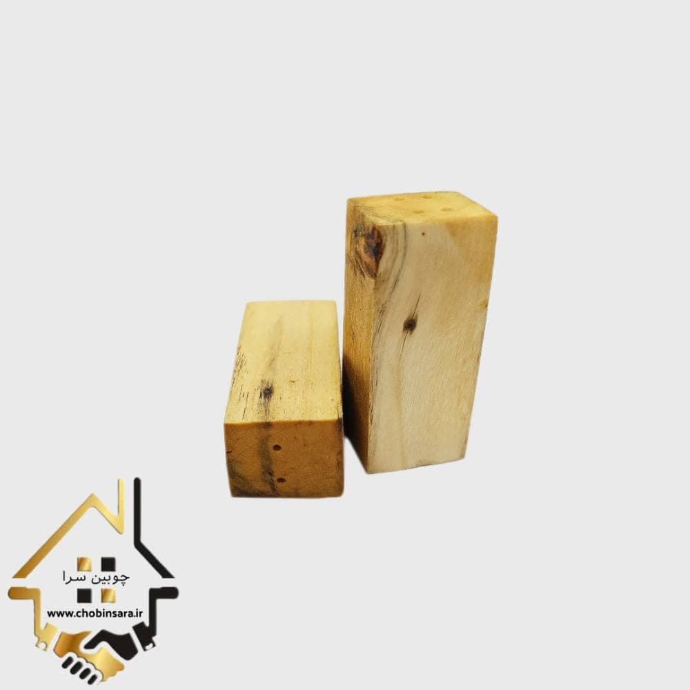 نمکدان چوبی ست دو عددی — تصویر ۲