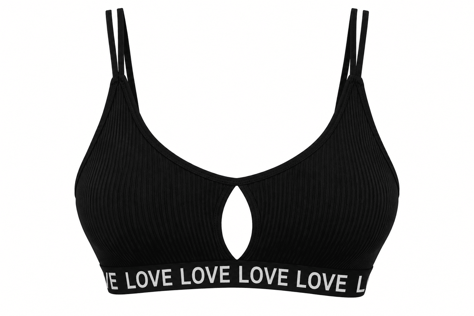 نیم‌تنه کبریتی کاپدار زنانه پنبه‌ای مدل LOVE کد 578P — تصویر ۴