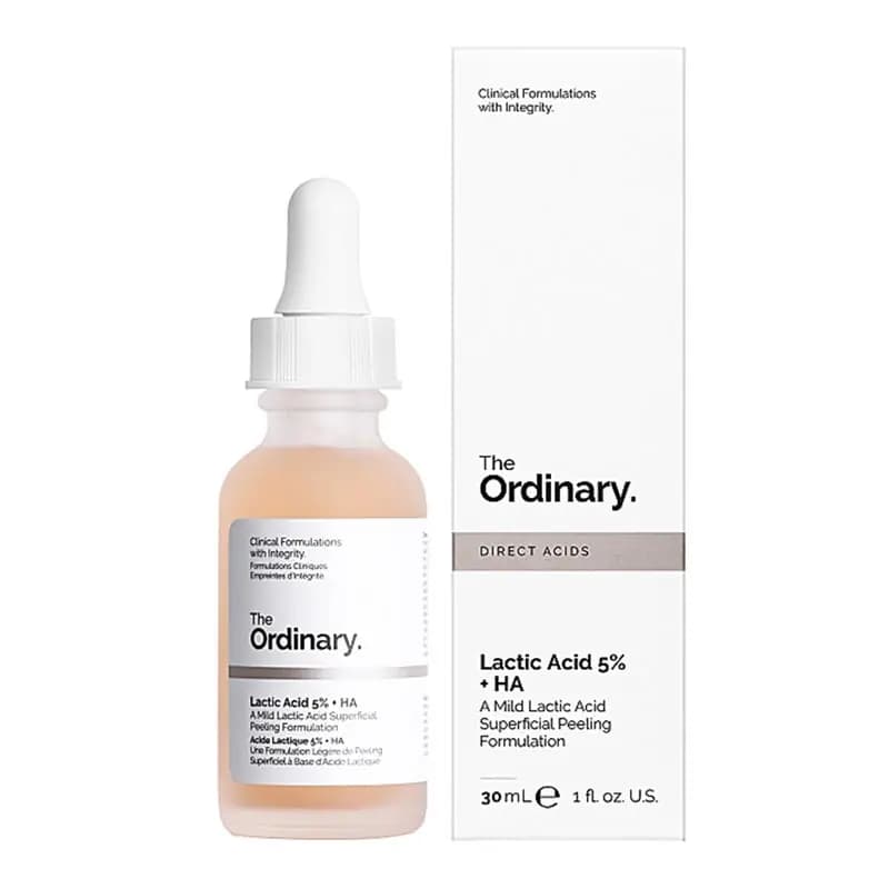 سرم لایه بردار لاکتیک اسید 5% و هیالورونیک اسید اوردینری حجم 30 میل — تصویر ۲