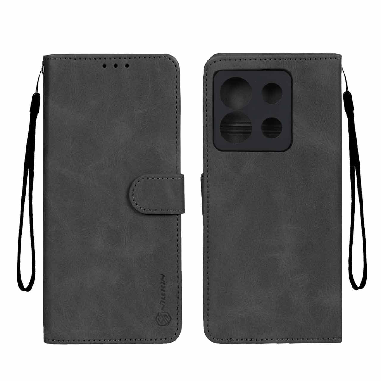 کیف چرمی کلاسوری جا کارتی موبایل مگنتی مدل شیائومی Xiaomi Redmi Note 13 Pro-5G / Poco X6 -کد4152