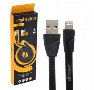 کابل شارژ لایتنینگ سیبراتون مدل S222i با طراحی تخت و مقاوم — تصویر ۲