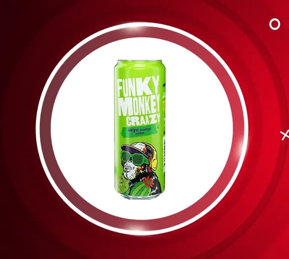 کوکتل بدون الکل فانکی مانکی 450 میلی لیتر Funky — تصویر ۳