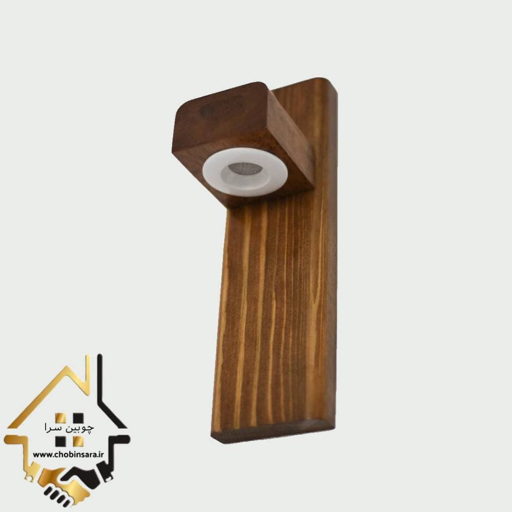 چراغ دیواری چوبی — تصویر ۳