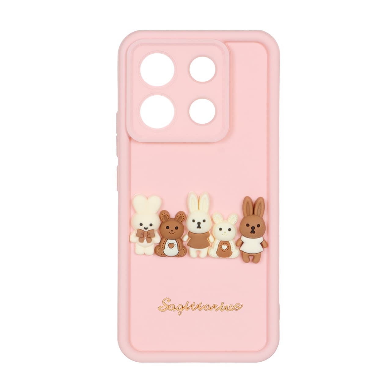 قاب Solid Case عروسک برجسته خرگوشی Xiaomi Redmi Note 13 Pro 5G – Poco X6 5G – کد4099