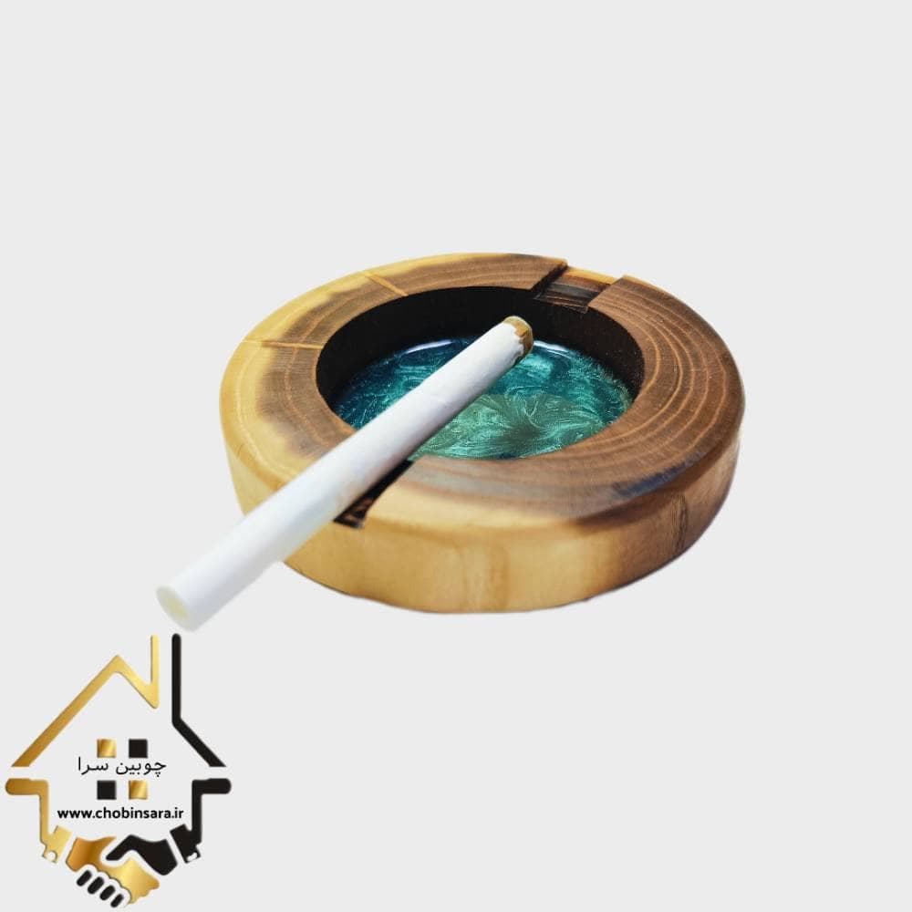 زیر سیگاری چوب و رزین
