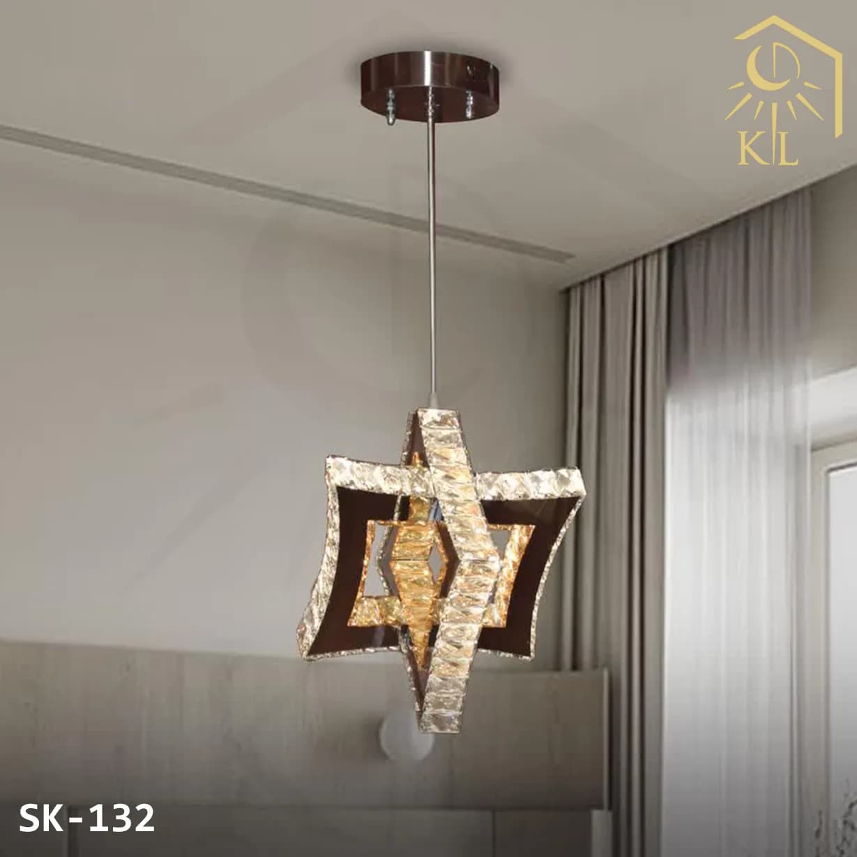 لوستر کریستالی مدرن SMD طرح کهکشان