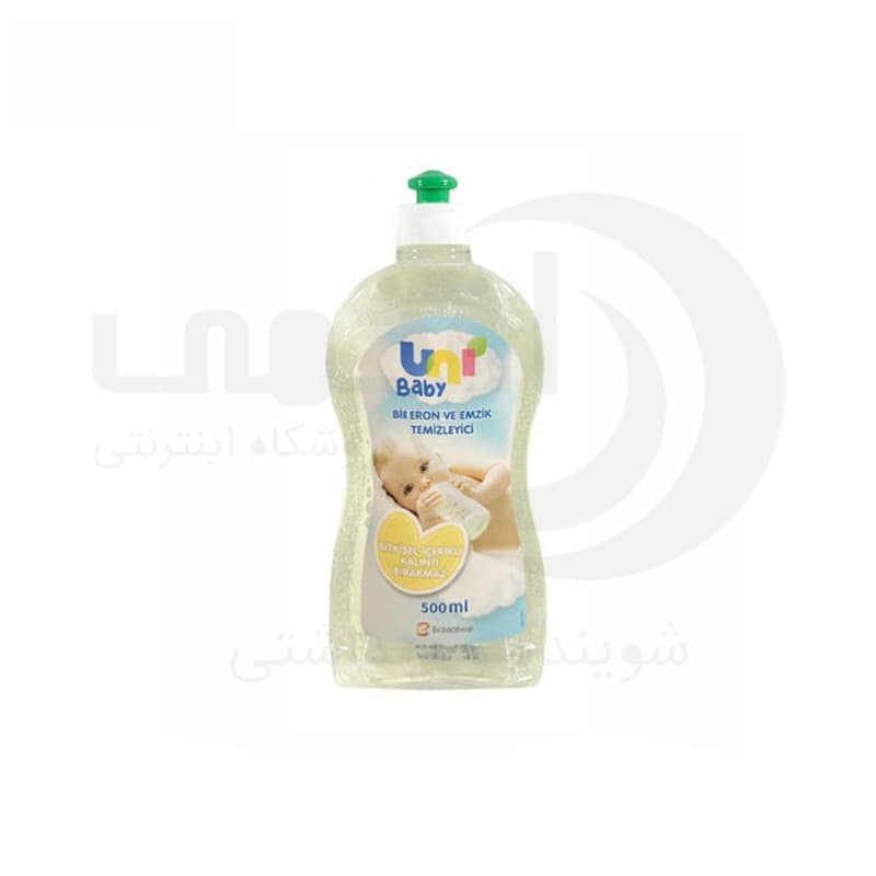 مایع استریل شیشه شیر Uni Baby حجم 500 میل