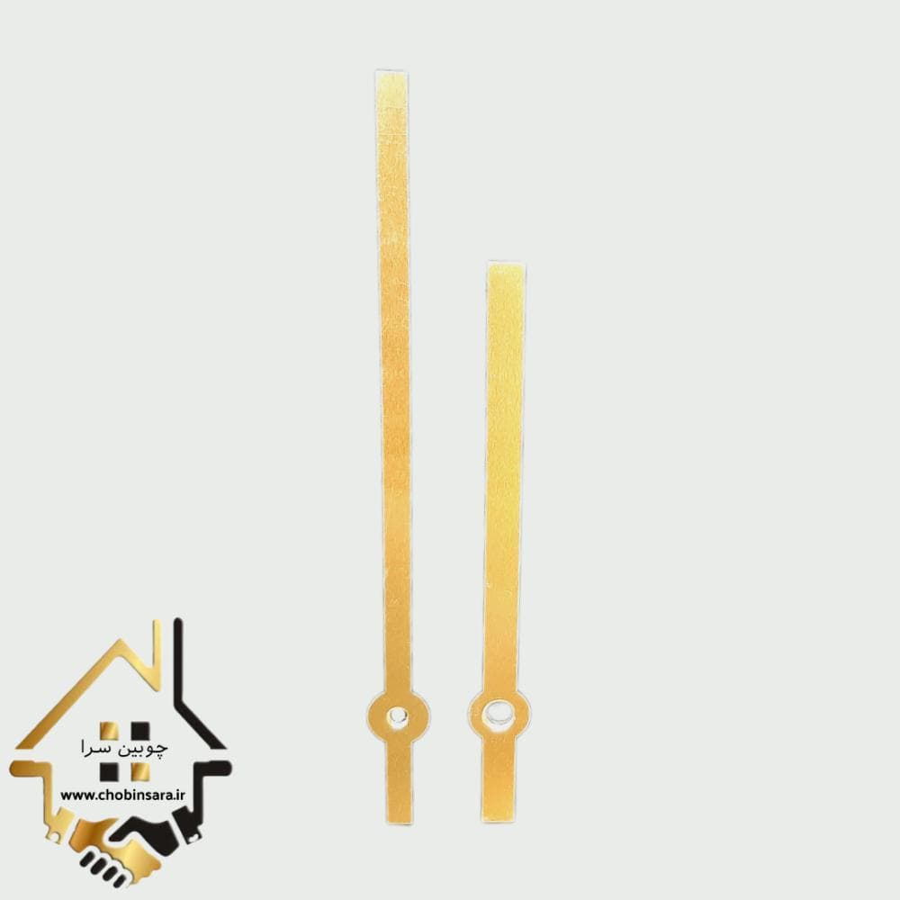 عقربه طلایی ساعت مدل ساده 14
