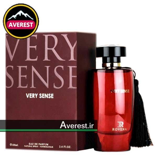 ادکلن زنانه روونا مدل وری سنس قرمز رایحه ویکتوریا سکرت وری Rovena very Sense کد 407