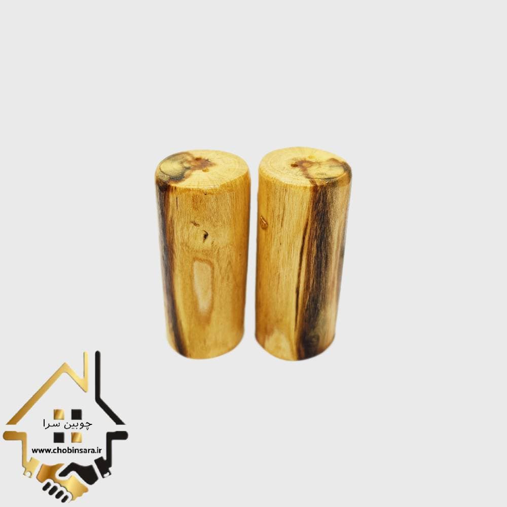 نمک پاش چوبی دوعددی — تصویر ۳