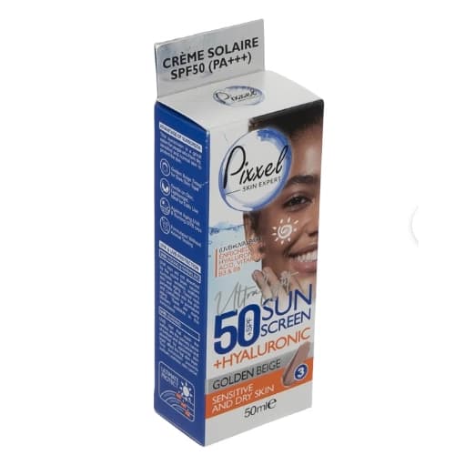 کرم ضد آفتاب رنگی پیکسل، 50 SPF، مدل GOLDEN BEIGE، مناسب پوست نرمال — تصویر ۳