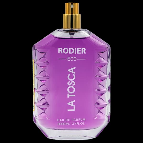 ادوپرفیوم زنانه رودیر اکو مدل لاتوسکا LA TOSCA حجم 100 میلی لیتر برگرفته از رایحه عطر کازاموراتی زرجف لا توسکا — تصویر ۲